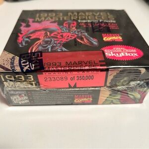 1993 Marvel Masterpieces SKYBOX Trading Card Box -  36 Pack - Factory Sealed New